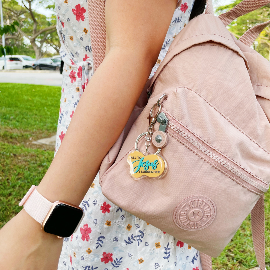 All To Jesus I Surrender Keychain