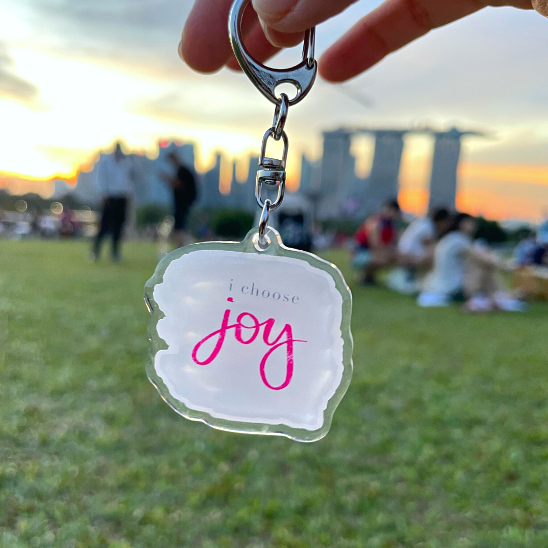 I Choose Joy Keychain