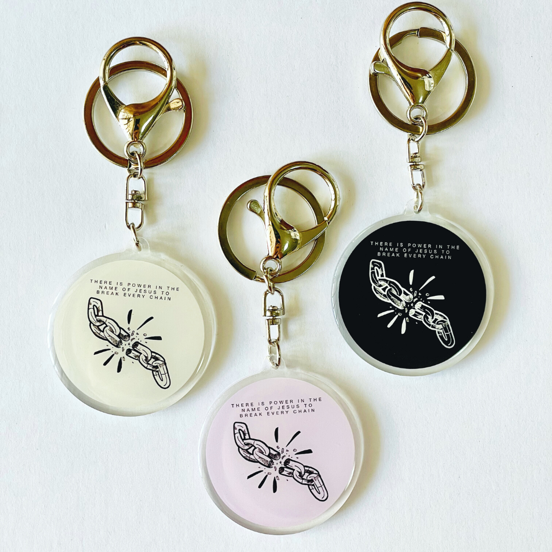 Break Every Chain Keychain (Black) β The Add Ons