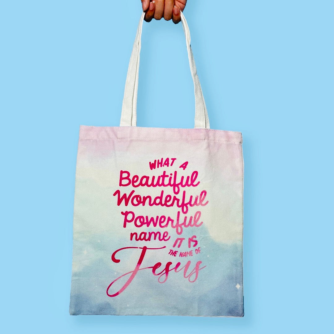 The Name Of Jesus Tote Bag