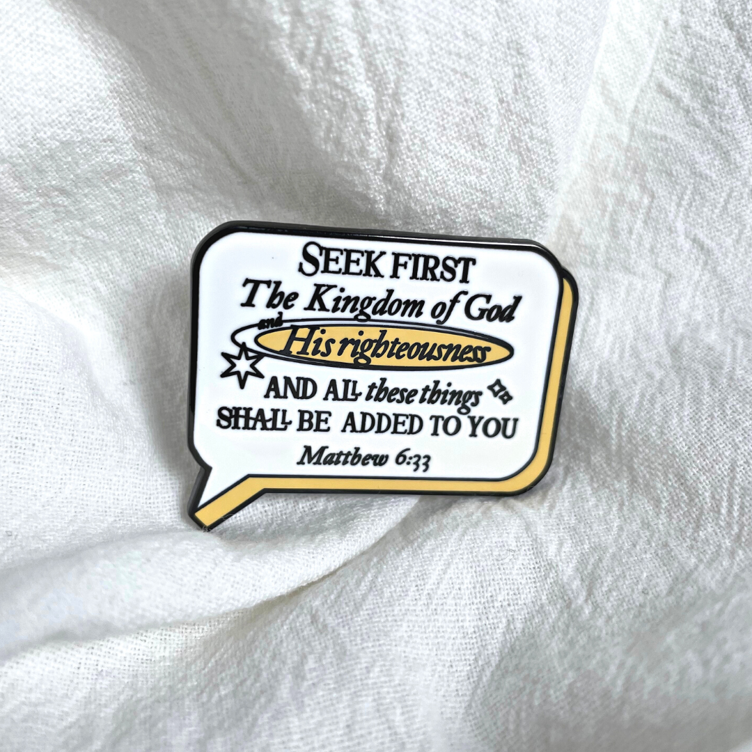 Matthew様 リクエスト 6点 まとめ商品 Matthew 6:33 Enamel Pin – The Add Ons