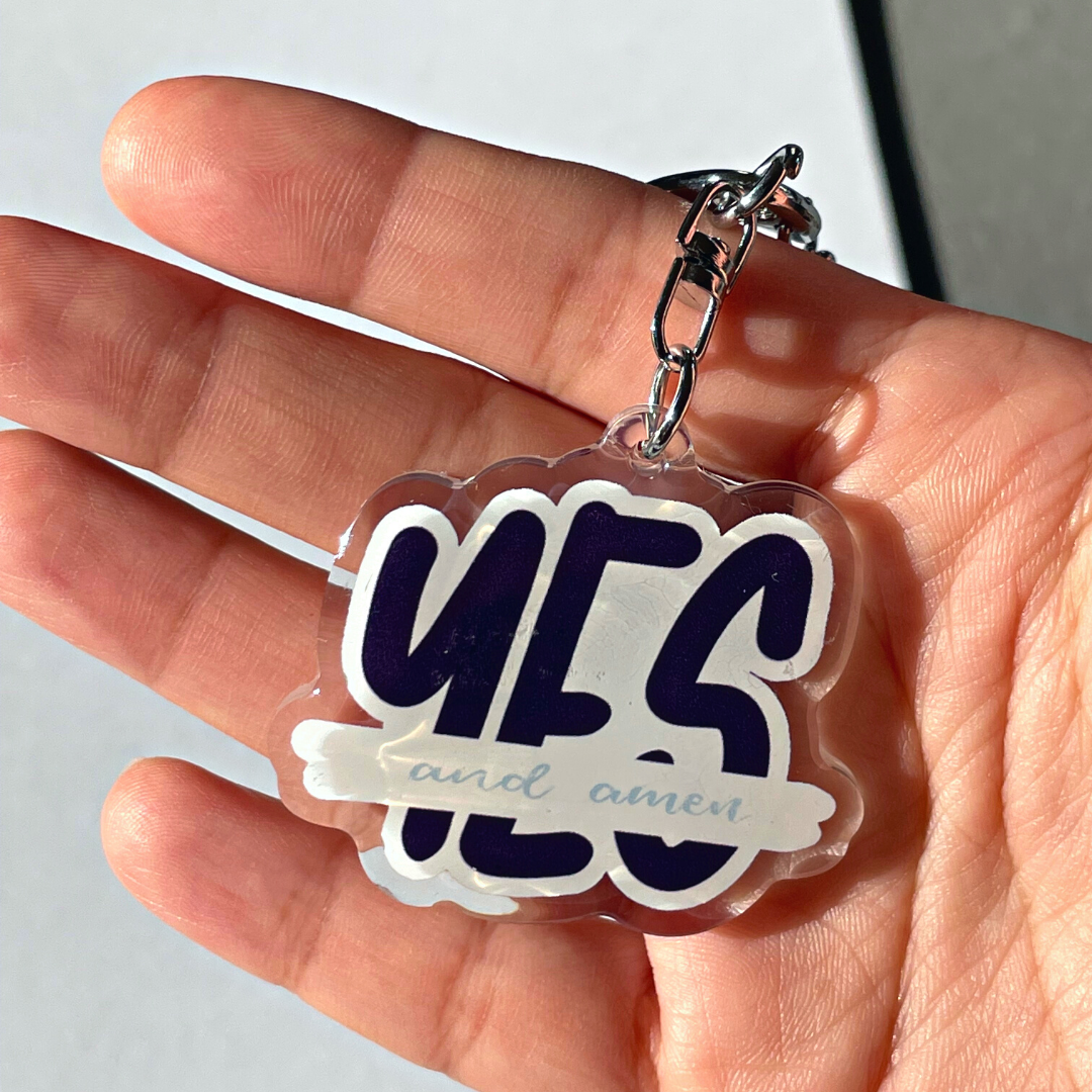 Yes And Amen Keychain