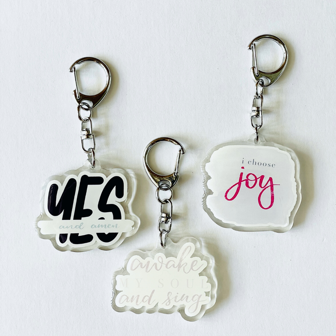 I Choose Joy Keychain