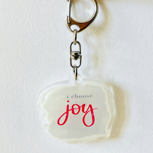 I Choose Joy Keychain