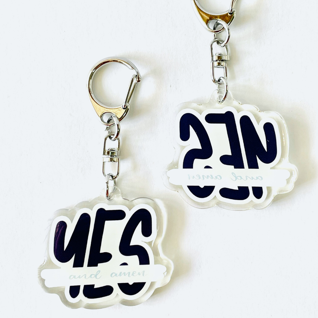 Yes And Amen Keychain